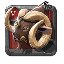Saddled Bighorn Ram